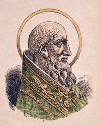 Porträt des Papstes St. Stephan I.