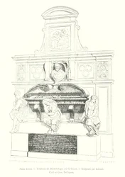 Santa Croce, Grabmal von Michelangelo, von Vasari, Skulptur von Lorenzi, Cioli und Giov Dell