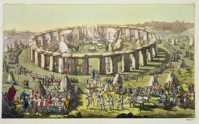 Stonehenge oder ein Rundtempel der Druiden, Tafel 19 aus Die Geschichte der Nationen