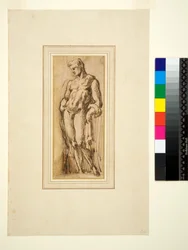 Studie einer antiken Statue