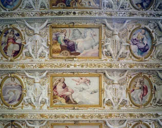 Der Saal im ersten Stock (Detail)