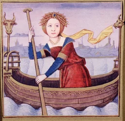 Isis, Illustration aus De Mulieribus Claris von Giovanni Boccaccio