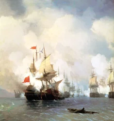 Schlacht von Chios am 24. Juni 1770