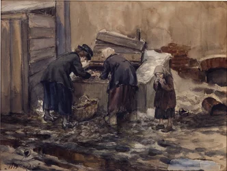 Hungerjahre in Petrograd von Vladimirov, Ivan Alexeyevich (1869-1947)