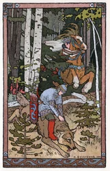 Zarewitsch Iwan, der Feuervogel und der graue Wolf, um 1899