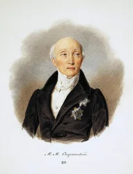 Porträt des Staatssekretärs und Reformers Graf Michail Speransky, 1772-1839