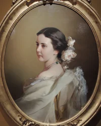 Porträt von Ekaterina Fyodorovna Tyutcheva 1835-1882, Mitte 1850er