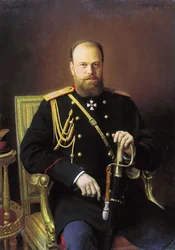 Porträt des Kaisers Alexander III., 1886