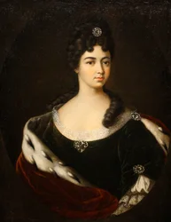 Porträt der Gräfin Smaragda Maria Cantemir, Ende der 1710er-Anfang der 1720er Jahre