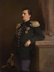 Porträt von Großherzog Wladimir Alexandrowitsch von Russland 1847-1909, 1880er Jahre