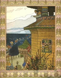 Illustration zum Märchen „Die weiße Ente“, 1902