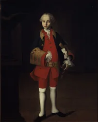 Porträt von Graf Wilhelm Georg von Fermor 1749-1828, ca. 1750