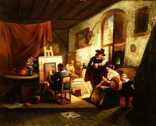 Das Atelier des Künstlers