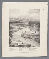 Verlauf der Schelde von Fort Bath bis Antwerpen, 1832