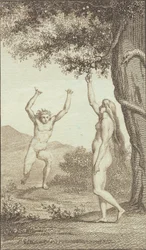 Illustration zu Ewalds "Adam und Eva". III