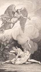 Illustration zu Ewalds "Adam und Eva". I