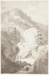Ein Wasserfall bei St. Pierre d