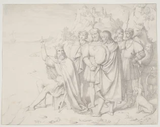 Knud der Große am Strand