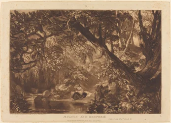 Aesacus und Hesperie, veröffentlicht 1819