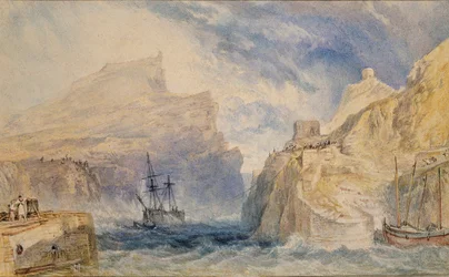 Boscastle, Cornwall, um 1824