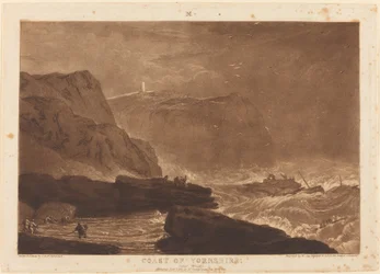 Küste von Yorkshire, veröffentlicht 1811