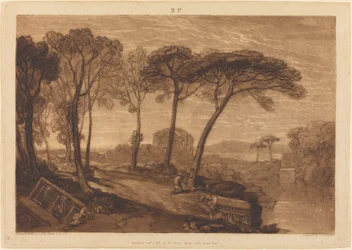 Der Tempel der Minerva Medica, veröffentlicht 1811