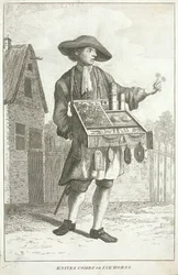 Messer, Kämme oder Tintenfässer, Cries of London, ca. 1750
