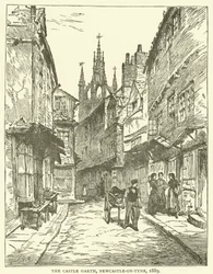 Das Schloss Garth, Newcastle-on-Tyne