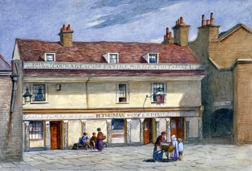 Das auf Grund gelaufene Schiff, Wolseley Street, Bermondsey, London, ca. 1875