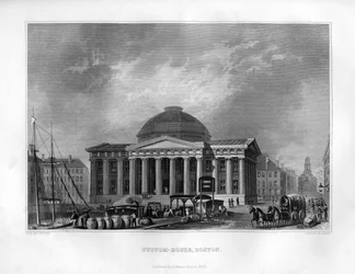 Zollhaus, Boston, Massachusetts, 1855