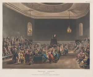 Debattiergesellschaft, Piccadilly, 1. August 1808