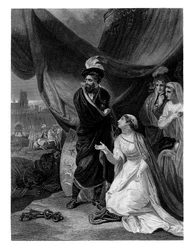 Die Kapitulation von Calais, 1860