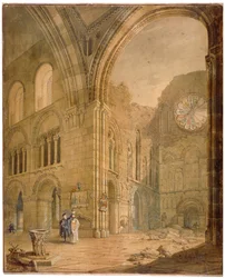Kirche St. Bartholomew-the-Great, Smithfield, City of London, 1806