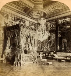Empfangsraum von Catherine de Medici, Schloss Fontainebleau, Frankreich, 1889