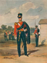 Die 74. Highlander jetzt das 2. Bataillon Highland Light Infantry, 1853-1909
