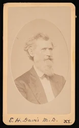Porträt von Edwin Hamilton Davis 1811-1888, vor 1888