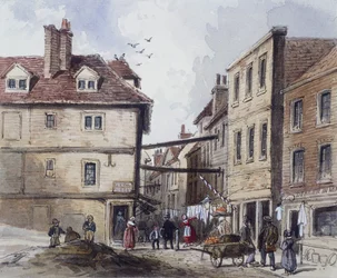Chick Lane, London, ca. 1840