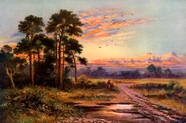 Herbstsonnenuntergang, 1911-1912