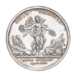 Medaille zur Erinnerung an den Herzog von Wellington und Feldmarschall von Blücher 1815, ca. 1815 (Silber)