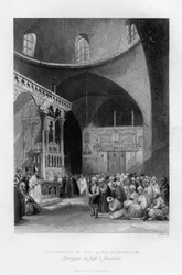 Synagoge der Juden, Jerusalem, Israel, 1841
