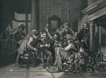 Karl I. im Wachraum, 1649, Mitte des 19. Jahrhunderts
