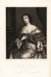 Elizabeth Hamilton, La Belle Hamilton, später Gräfin de Grammont, Ehefrau von Philibert de Grammont, eine der Windsor-Schönheiten