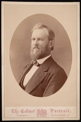 Porträt von J.H. White, zwischen 1874 und 1881