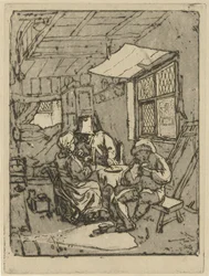 Bauerninterieur (zweite Version)