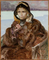 Betendes Mädchen
