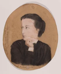 Porträt der Cousine Maria Szymanowska