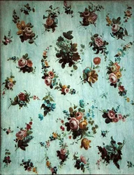 Dekoration von Blumen und Trauben