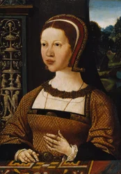 Porträt einer Frau, möglicherweise Elisabeth von Dänemark