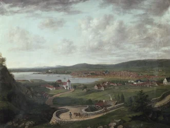Christiania und Umgebung vom Egeberget
