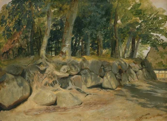 Die Steinmauer in Sottorf (1839)